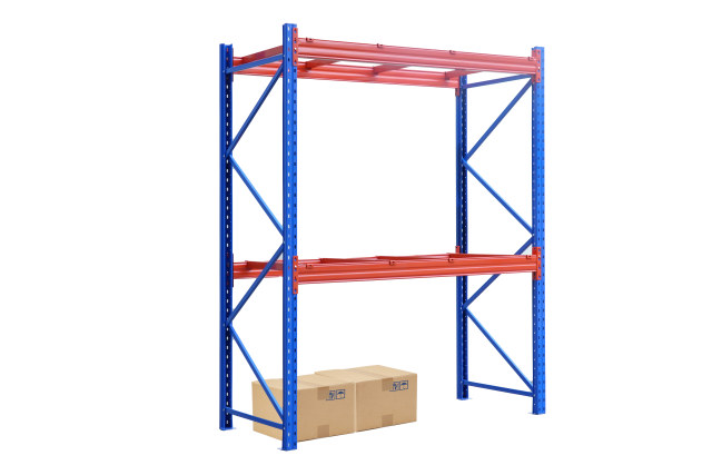 SELA Industrial W 96”×D 42”×H 120” Heavy Duty Pallet Rack,  8000 lbs Layer Capacity