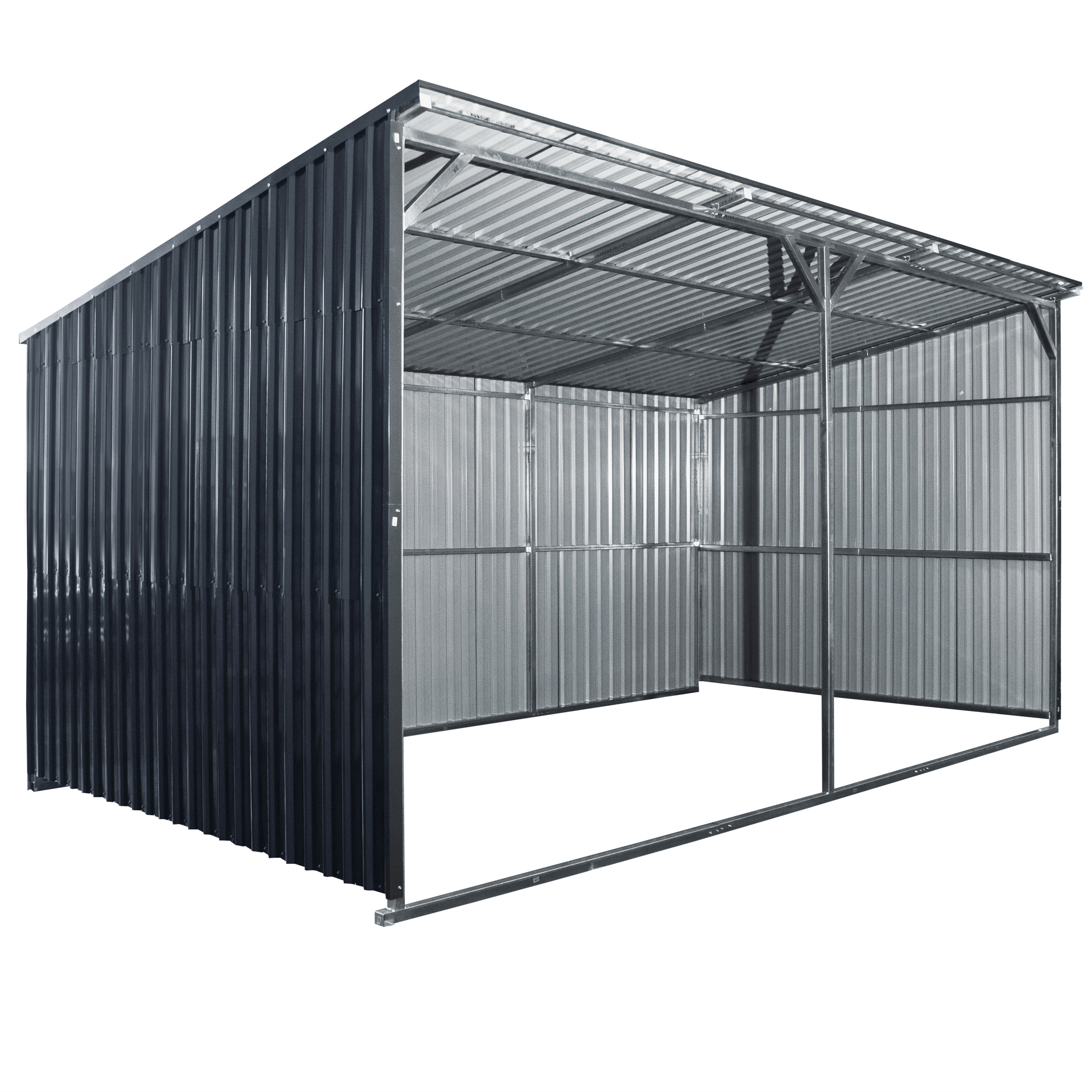 SELA Industrial 20 ft×12 ft Livestock Metal Shed