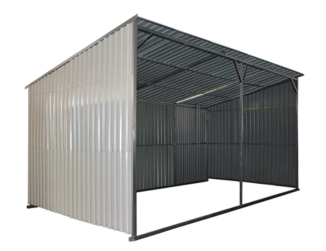 SELA Industrial 20 ft×12 ft Livestock Metal Shed