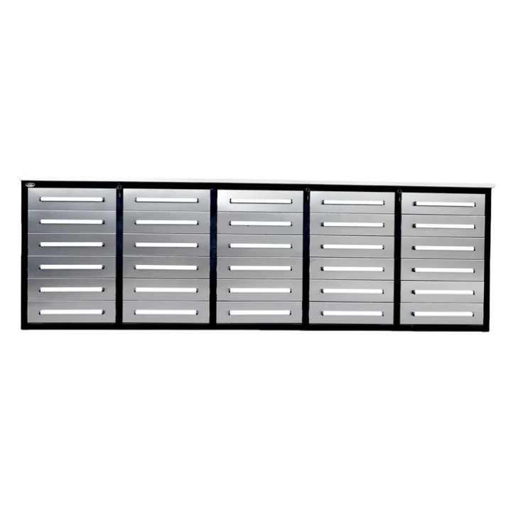 SELA Industrial 10FT-30D Workbench, 30 Drawers