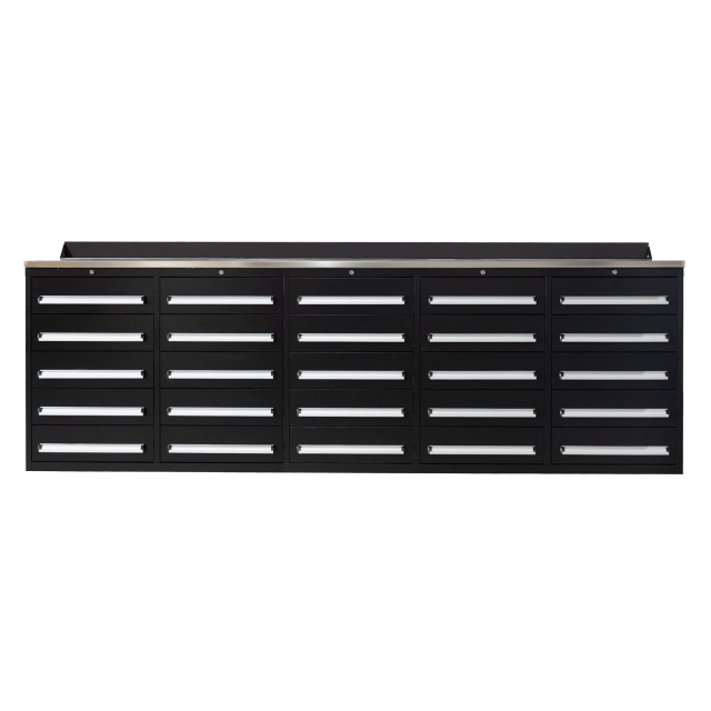 SELA Industrial 10FT-25D Workbench, 25 Drawers