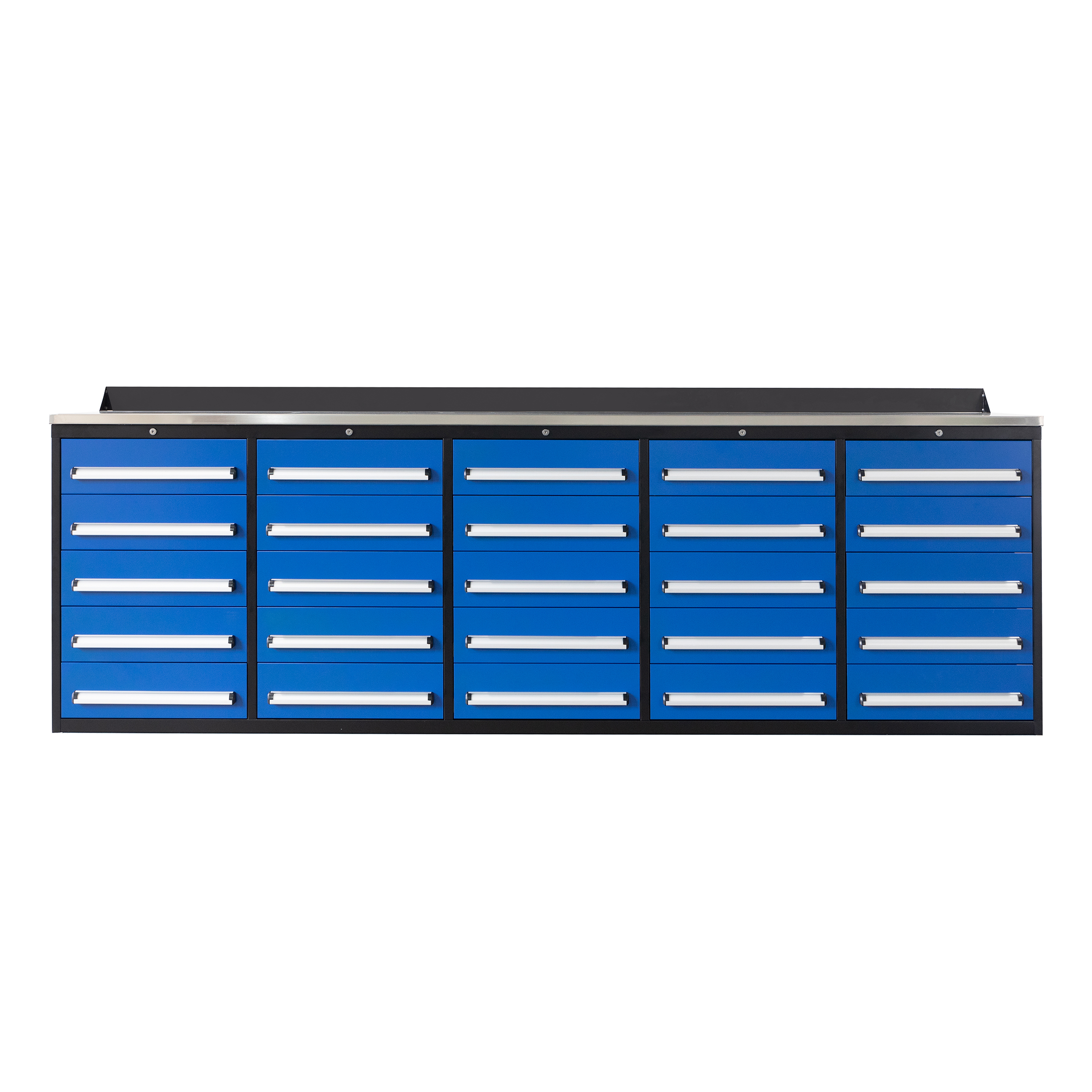 SELA Industrial 10FT-25D Workbench, 25 Drawers
