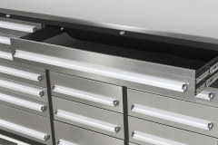 SELA Industrial 10FT-35D-3 Workbench Cabinet Combo With Pegboard, 35 Drawers & 2 Cabinets