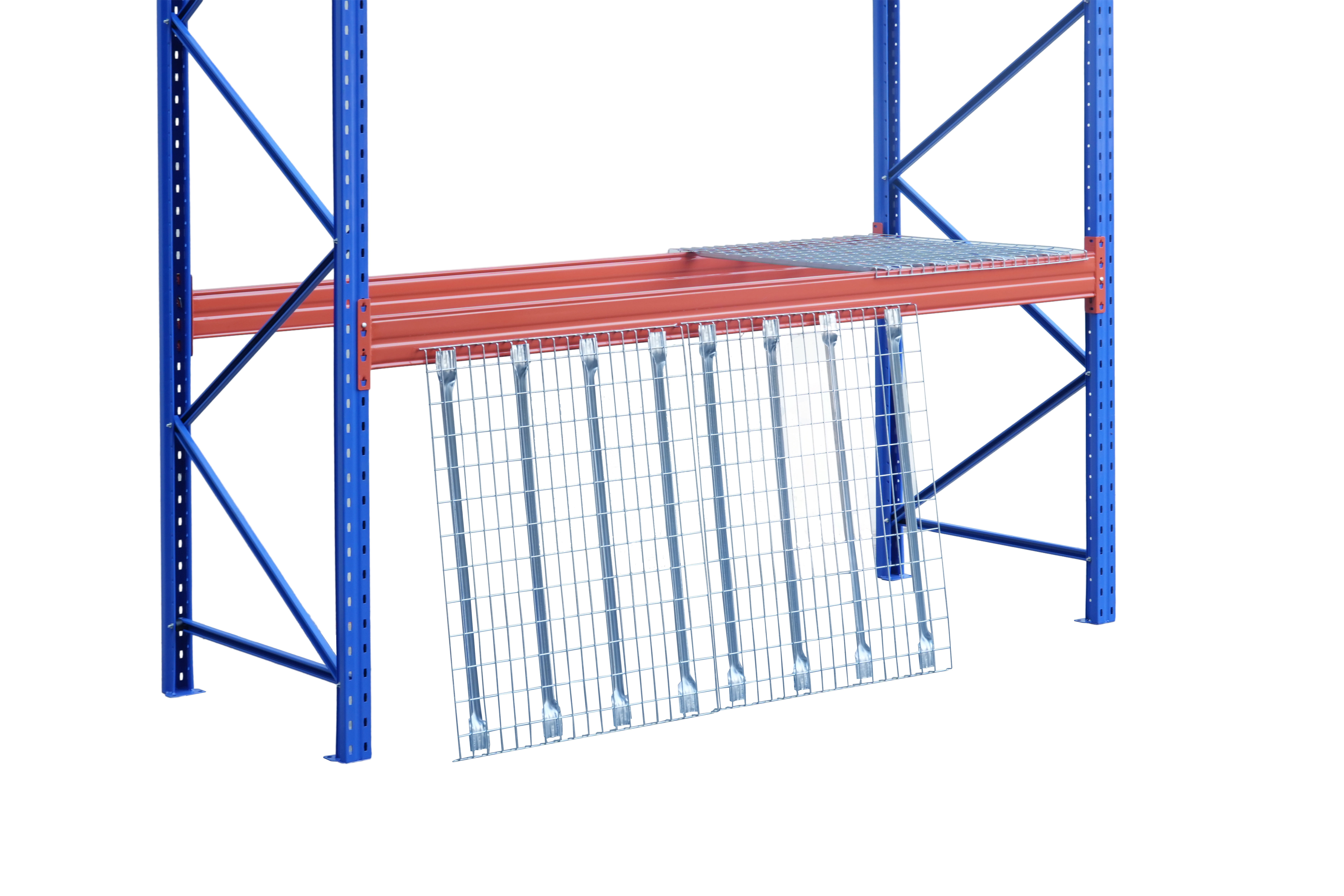 SELA Industrial W 120” ×D 48”×H 120” Heavy Duty Pallet Rack, 5600 lbs Layer Capacity