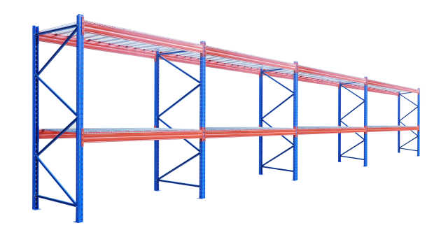 SELA Industrial W 120” ×D 48”×H 120” Heavy Duty Pallet Rack, 5600 lbs Layer Capacity