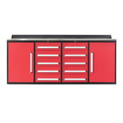 SELA Industrial 7FT-10D Workbench Cabinet Combo, 10 Drawers & 2 Cabinets