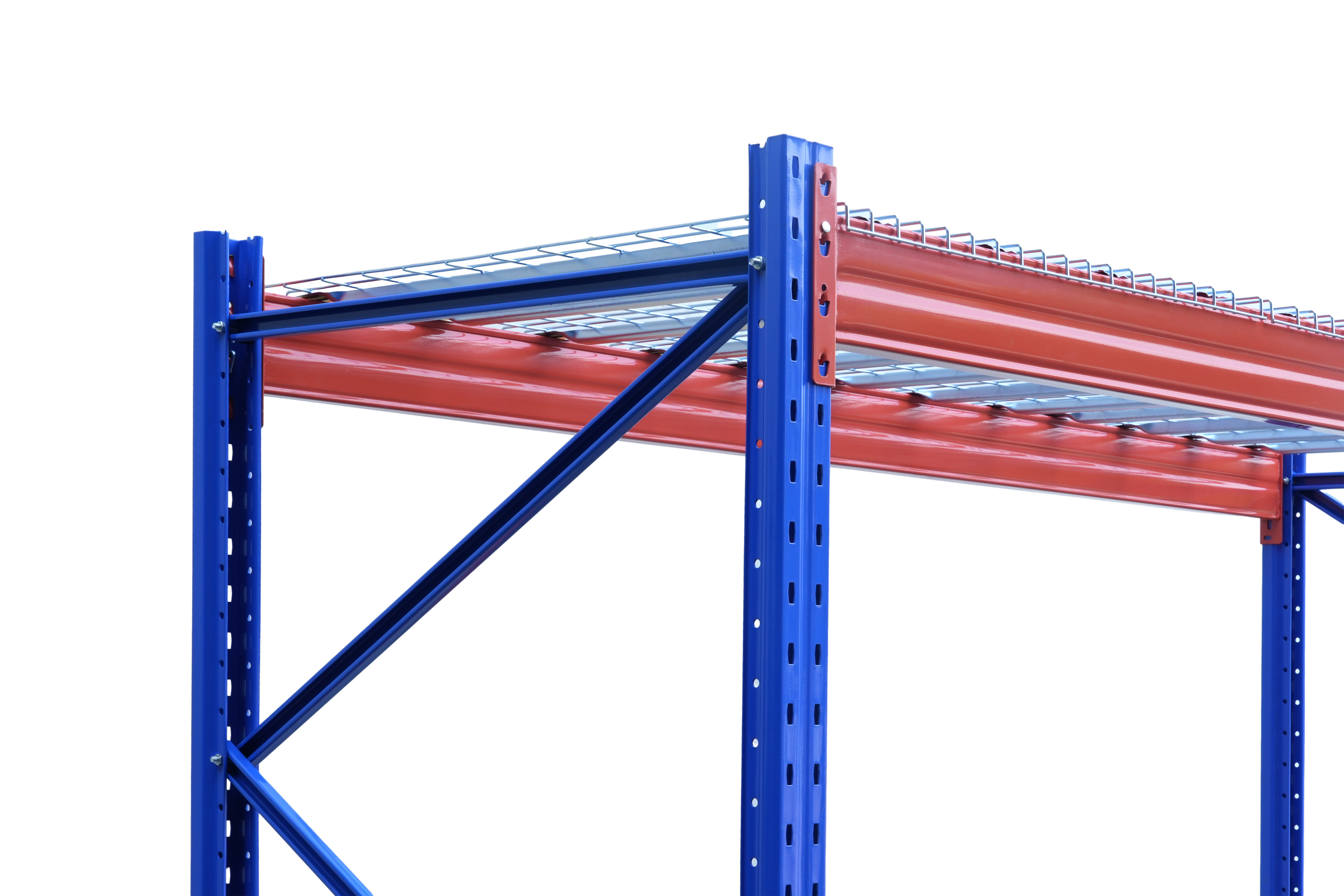 SELA Industrial W 120” ×D 48”×H 120” Heavy Duty Pallet Rack, 5600 lbs Layer Capacity
