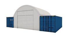 SELA Industrial Front & Back Wall For Kit, Compatible With SELA-C2020/C2040 Container Shelter