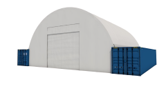 SELA Industrial Front & Back Wall For Kit, Compatible With SELA-C4040DT Container Shelter