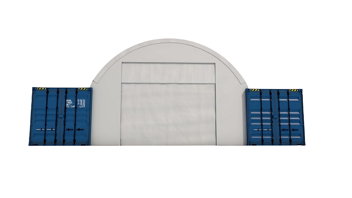SELA Industrial Front & Back Wall For Kit, Compatible With SELA-C2020/C2040 Container Shelter
