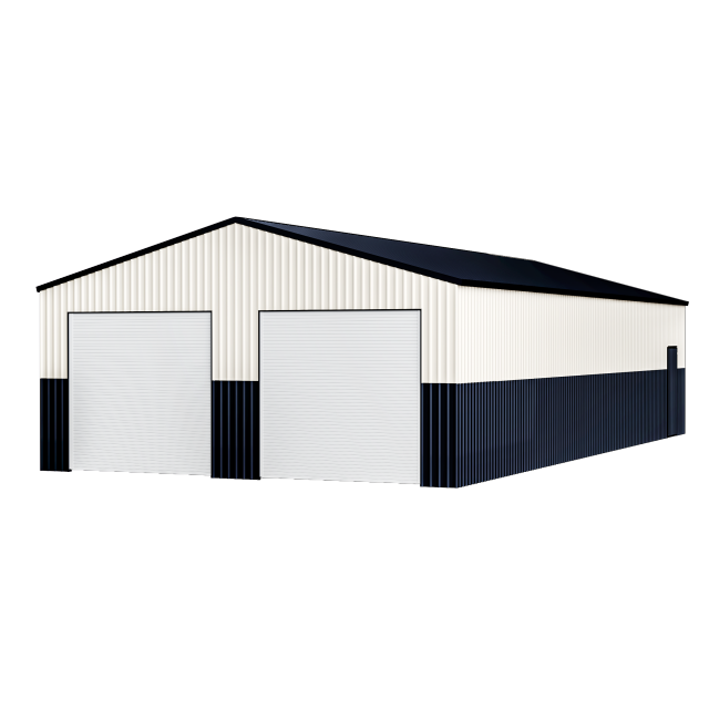 SELA Industrial 25FT x 49FT Metal Warehouse Shed
