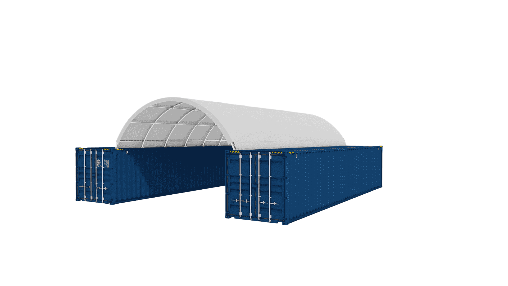 SELA Industrial W20'xL40'PVC Cover Container Shelter