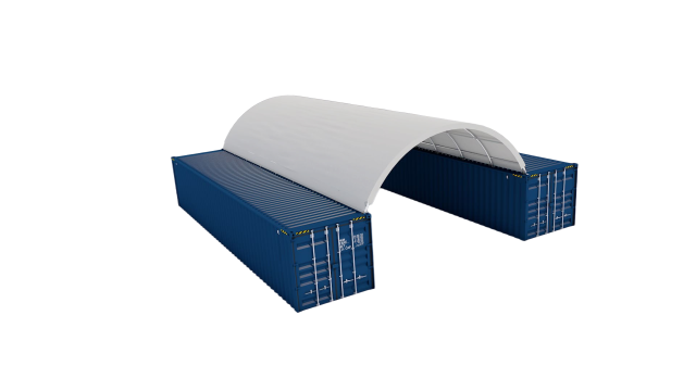 SELA Industrial W20'xL40'PVC Cover Container Shelter