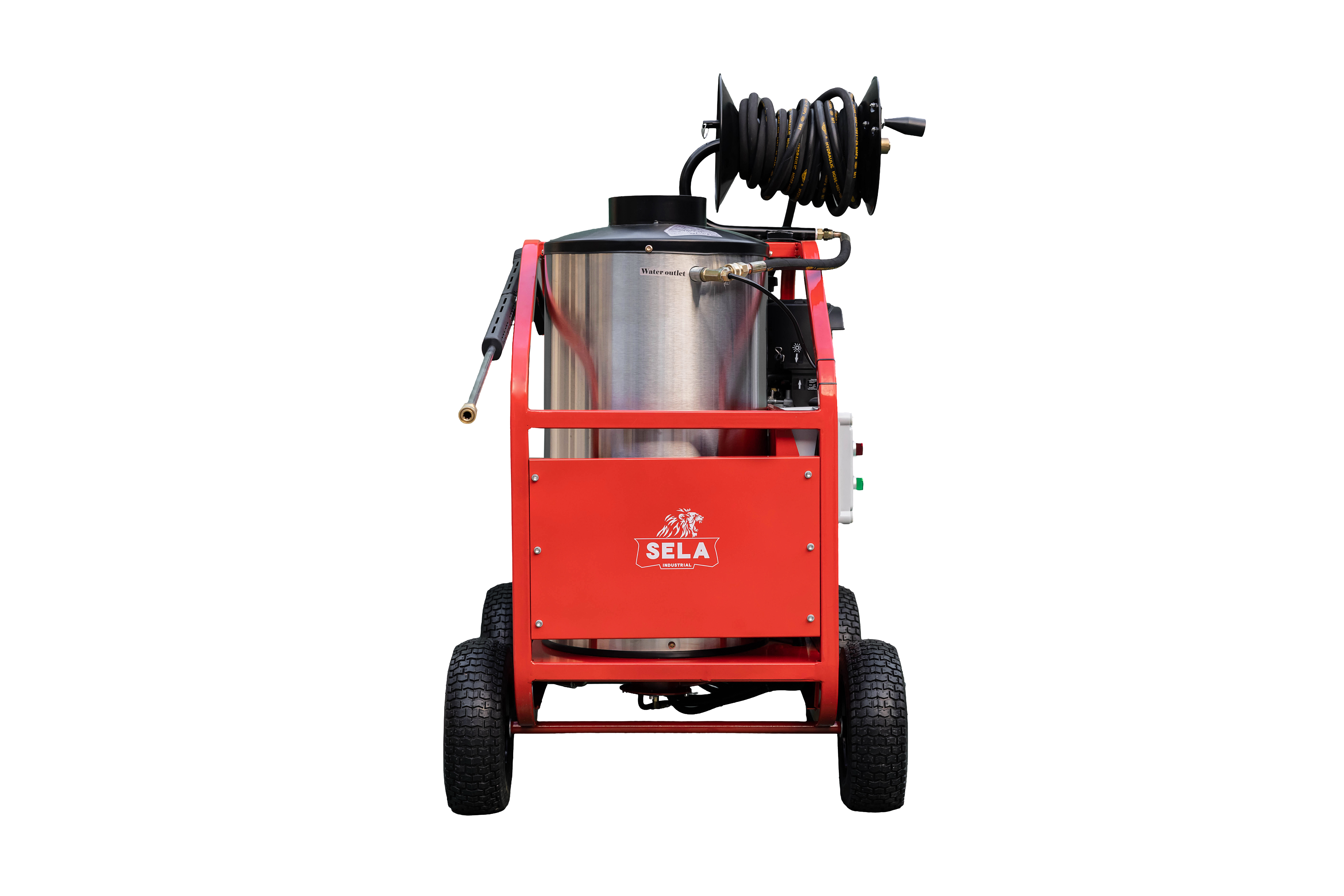 SELA Industrial 4000PSI Hot Water Pressure Washer With Wheels