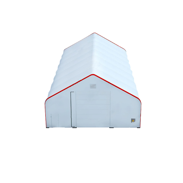 SELA Industrial W40’×L80’×H24’ PVC Cover Double Truss Peak Storage Shelter