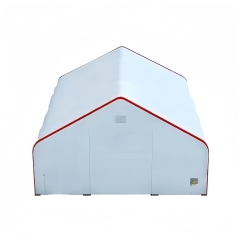 SELA Industrial W40’×L60’×H24’ PVC Cover Double Truss Peak Storage Shelter