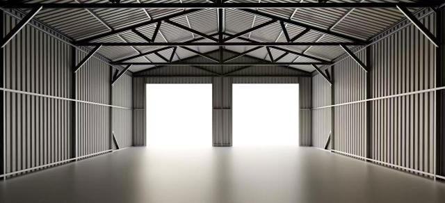 SELA Industrial 25FT x 33FT Metal Warehouse Shed