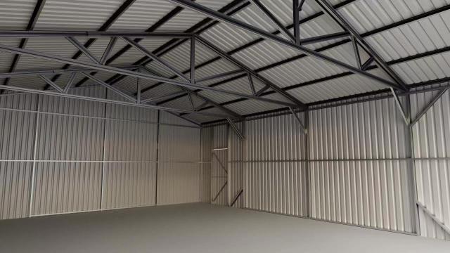 SELA Industrial 25FT x 33FT Metal Warehouse Shed