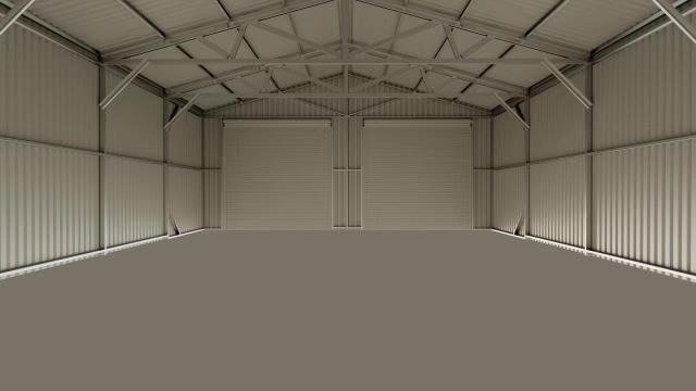SELA Industrial 25FT x 33FT Metal Warehouse Shed