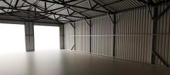 SELA Industrial 25FT x 41FT Metal Warehouse Shed