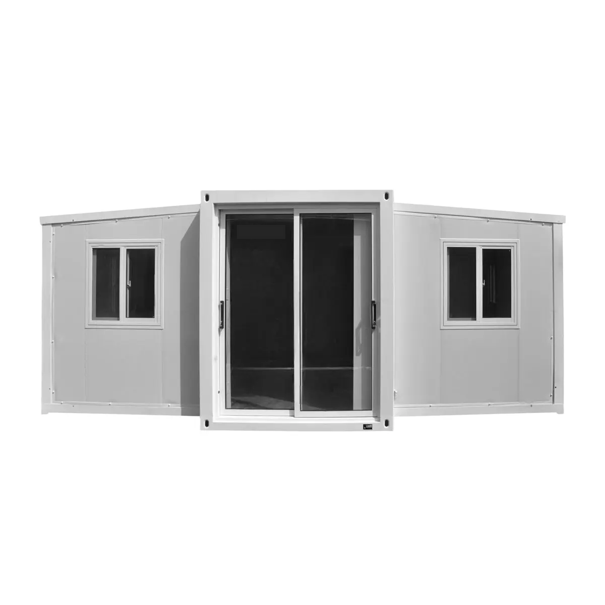 SELA Industrial 20FT Expandable Container House Including Two Bedrooms, One Living Room, Kitchen, Bathroom
