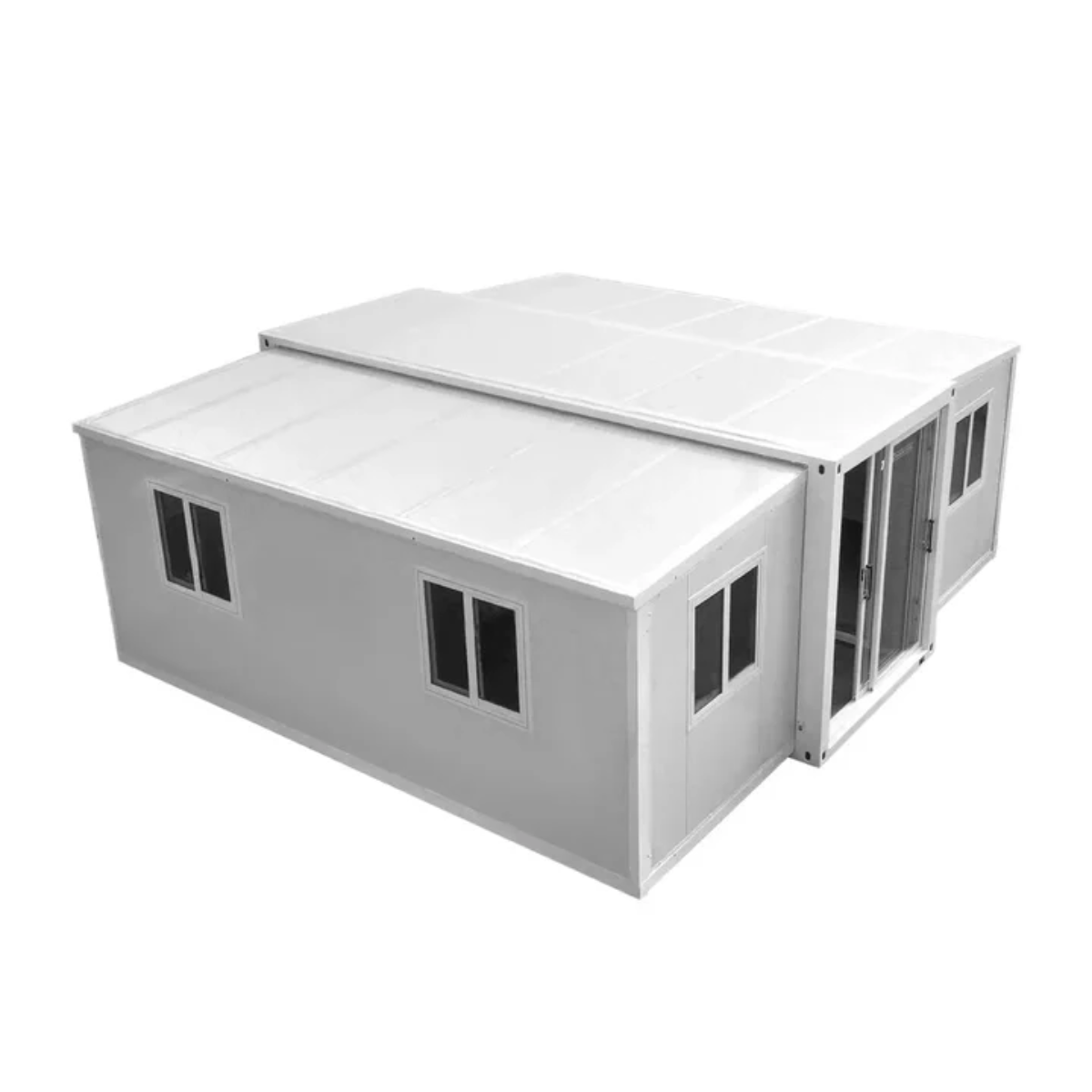 SELA Industrial 20FT Expandable Container House Including Two Bedrooms, One Living Room, Kitchen, Bathroom