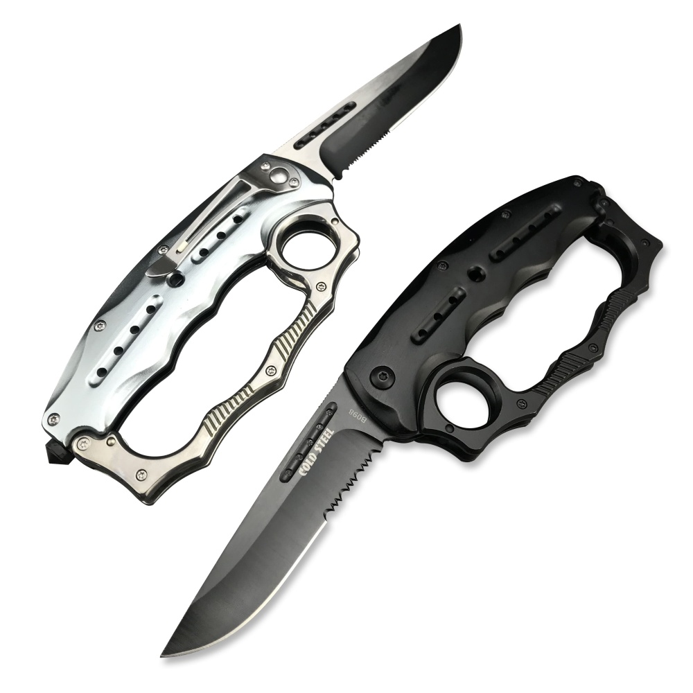 Cold Steel B098 Fist Folding Knife/Black/White