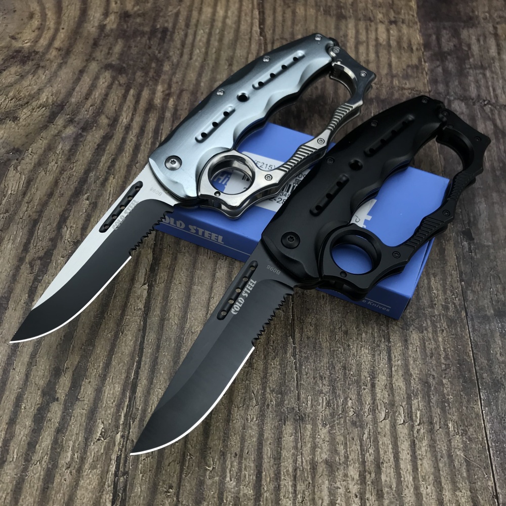 Cold Steel B098 Fist Folding Knife/Black/White