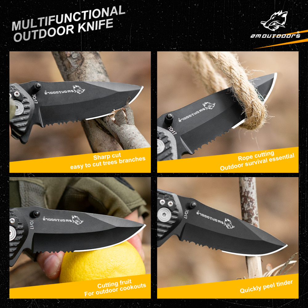 Outdoor Knives
Camping Knives
Hunting Knives
Survival Knives
Folding Knives
Tactical Knives
Pocket Knives
Multi-tool Knives
Stainless Steel Knives