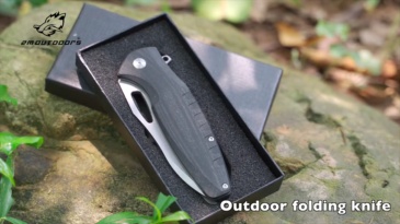 1PC Outdoor Folding Knife Kitchen Multi-purpose Knife Fruit Knife Adventure Knife, CNC Fine Grinding Process, D 2 Blade, G10 Non-slip Handle, Can Be Used For Hiking, Wilderness Survival, Camping And Other Outdoor Activities, Gifts
