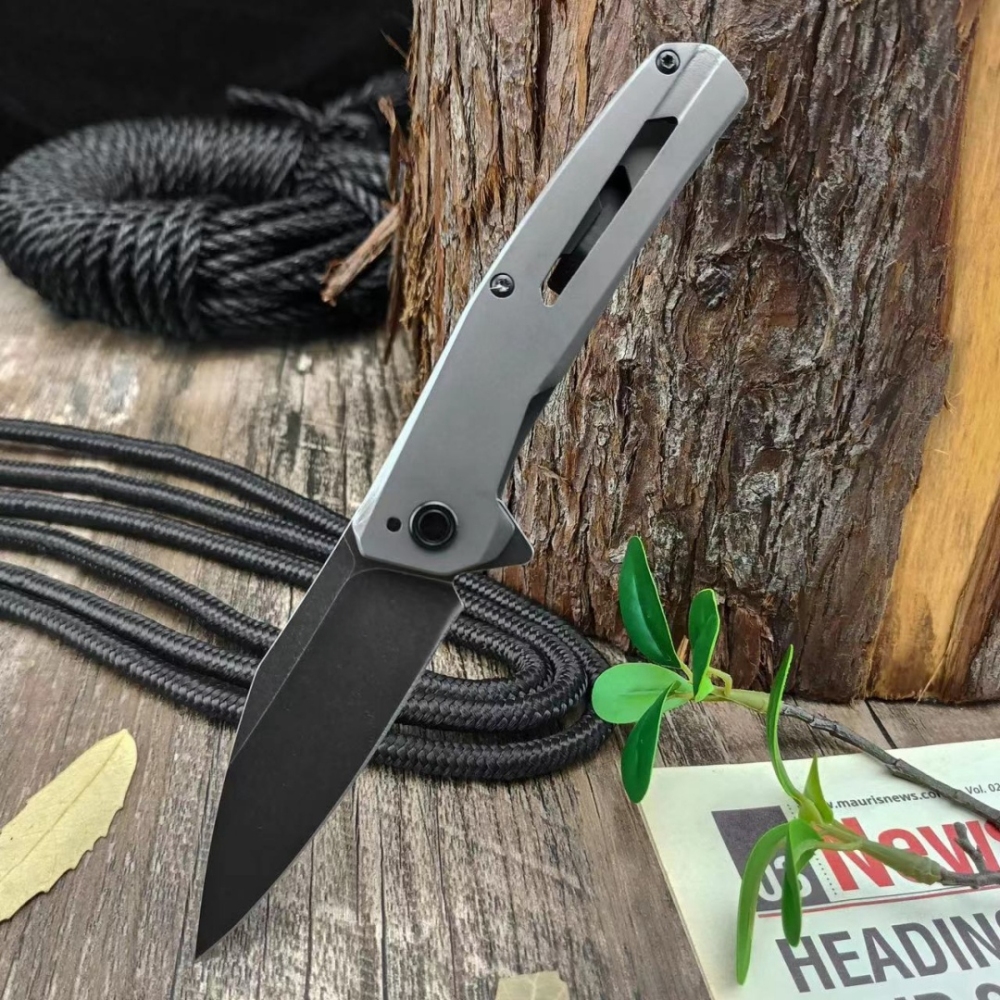 Multi-purpose Knife, Folding Knife, EDC Multi-purpose Tool Knife, 1404 Series, Convenient Pocket Knife, Black Stone Washing Process, CNC Precision Grinding Blade, Aluminum Alloy Handle, High-end Quality