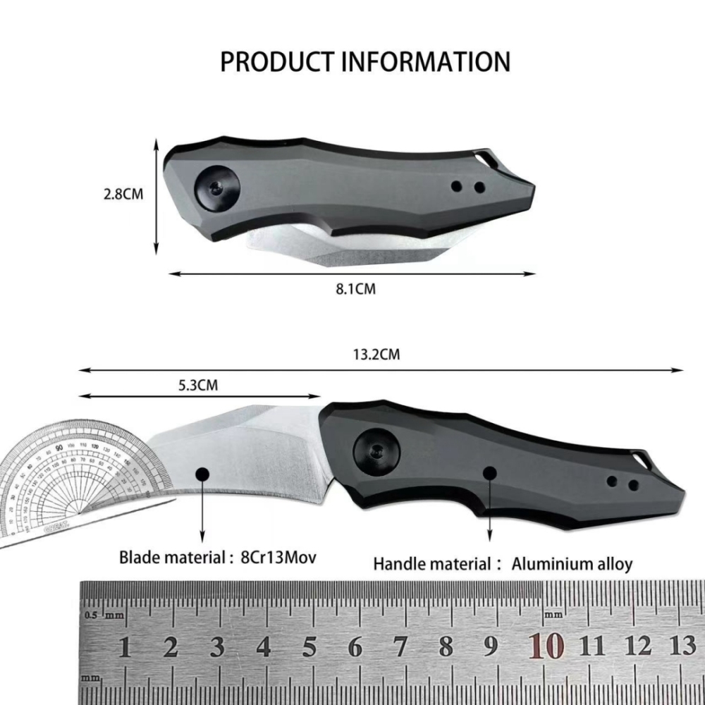 Escape Tools, Outdoor Convenient Tools, Folding Tools, Broken Window Hammer Tools, 7350 Series Of Small Tools, Convenient Pocket Tools, CNC Precision Grinding Process, Aircraft Aluminum Handle Material, High-end Quality