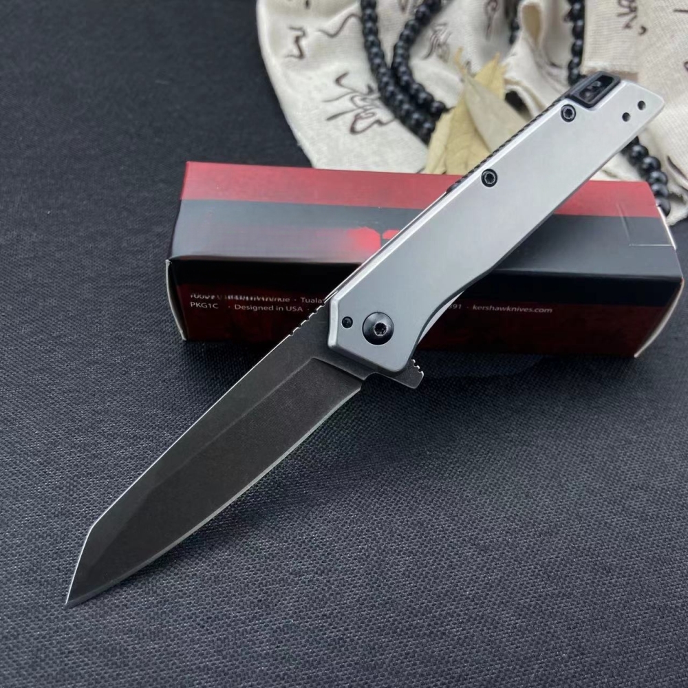 Folding Knife, Multi-purpose Knife, Convenient Pocket Knife, EDC Multi-purpose Tool Knife, 1365 Series Model, Convenient Pocket Knife, Black Stone Washing Process, CNC Fine Grinding Blade, Aluminum Alloy Handle, High Quality