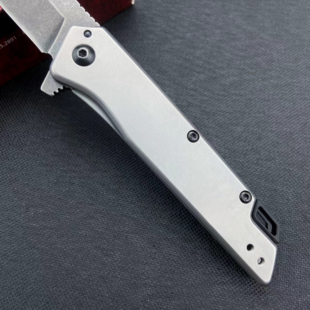 Folding Knife, Multi-purpose Knife, Convenient Pocket Knife, EDC Multi-purpose Tool Knife, 1365 Series Model, Convenient Pocket Knife, Black Stone Washing Process, CNC Fine Grinding Blade, Aluminum Alloy Handle, High Quality