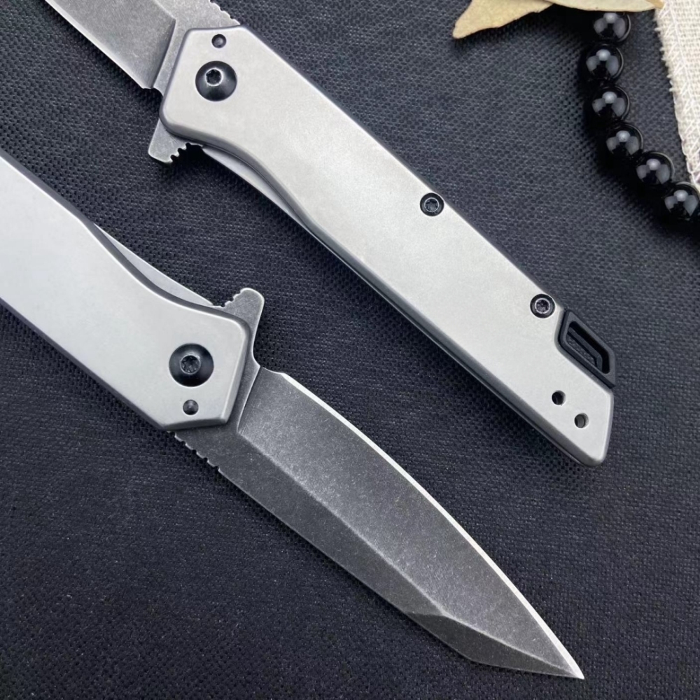 Folding Knife, Multi-purpose Knife, Convenient Pocket Knife, EDC Multi-purpose Tool Knife, 1365 Series Model, Convenient Pocket Knife, Black Stone Washing Process, CNC Fine Grinding Blade, Aluminum Alloy Handle, High Quality
