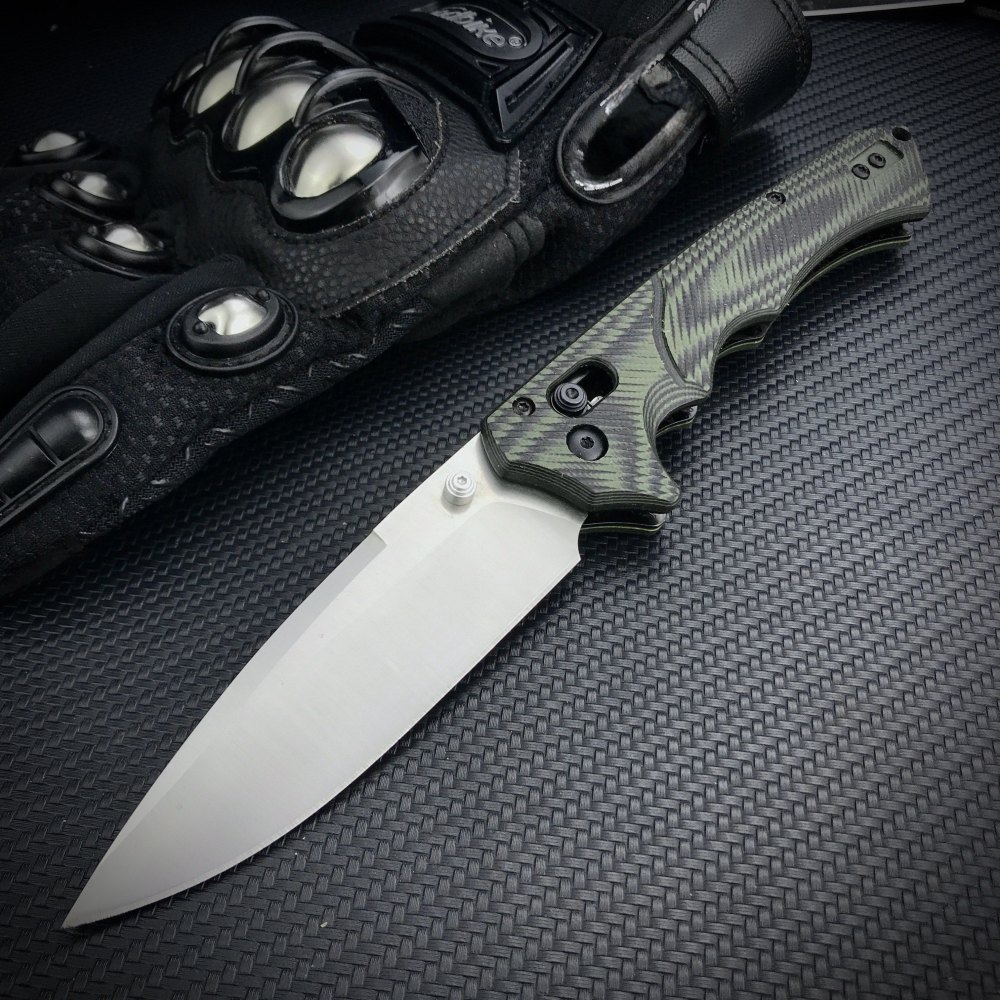 Outdoor folding knives, hunting knives, CNC precision grinding process knives, BM1401 model, S30V blades, G10 fiberglass handles, ergonomic folding knives – long-lasting and comfortable grip, not only a knife, but also your survival partner