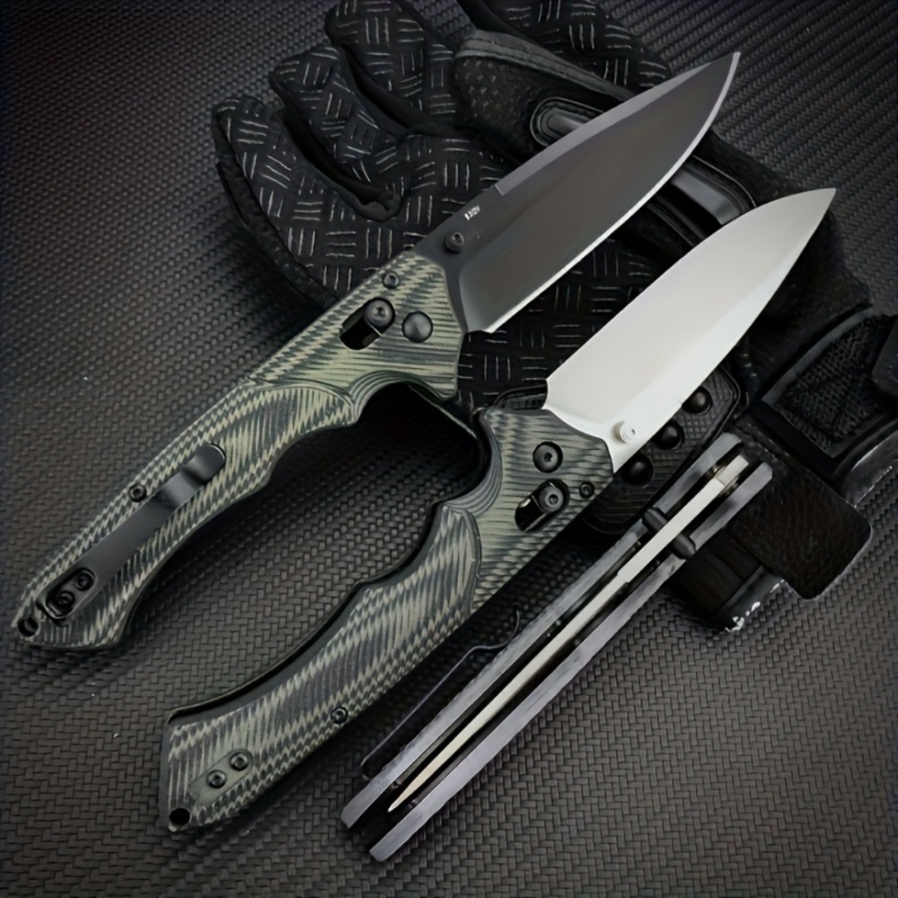 Outdoor folding knives, hunting knives, CNC precision grinding process knives, BM1401 model, S30V blades, G10 fiberglass handles, ergonomic folding knives – long-lasting and comfortable grip, not only a knife, but also your survival partner