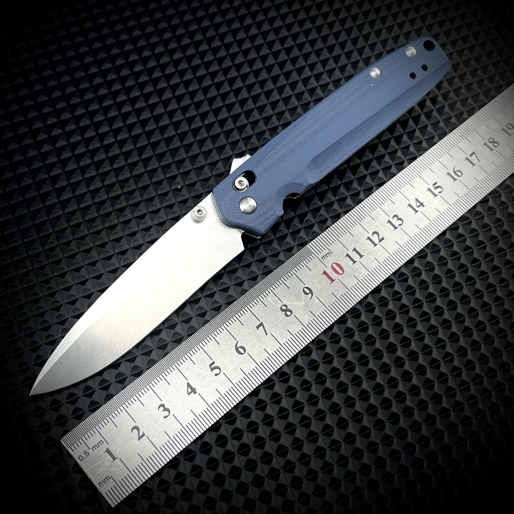 Outdoor Multi-Purpose Knife, Shaft Lock Folding Knife, G10 Fiberglass Handle, CNC Fine Sharpened Blade, BM485 High Quality, EDC Stainless Steel M390 Blade Camping Hunting Knife, Cost-effective Daily Folding Knife | Small and sharp, up to any challenge