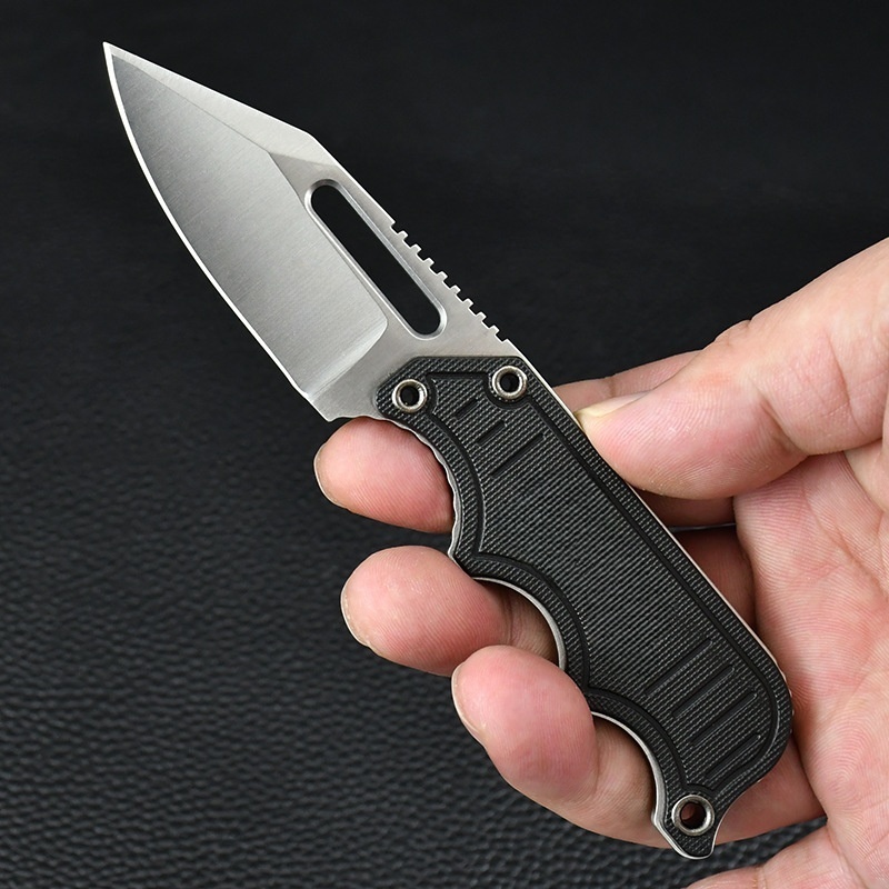 Outdoor Fixed Blade Straight Knife, SOG Sog Outdoor Knife, Wilderness Survival Gear Pocket Knife, Portable Mini Self-Defense Knife with K Sheath, Hunting Knife, Full Keel Survival Straight Knife, Jungle Straight Knife – forged for wilderness adventures