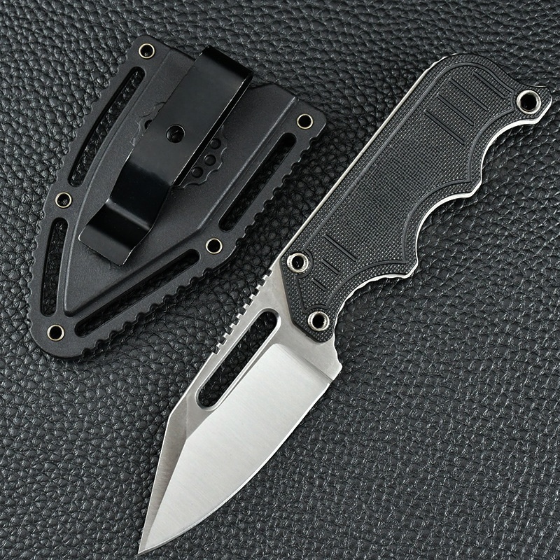 Outdoor Fixed Blade Straight Knife, SOG Sog Outdoor Knife, Wilderness Survival Gear Pocket Knife, Portable Mini Self-Defense Knife with K Sheath, Hunting Knife, Full Keel Survival Straight Knife, Jungle Straight Knife – forged for wilderness adventures