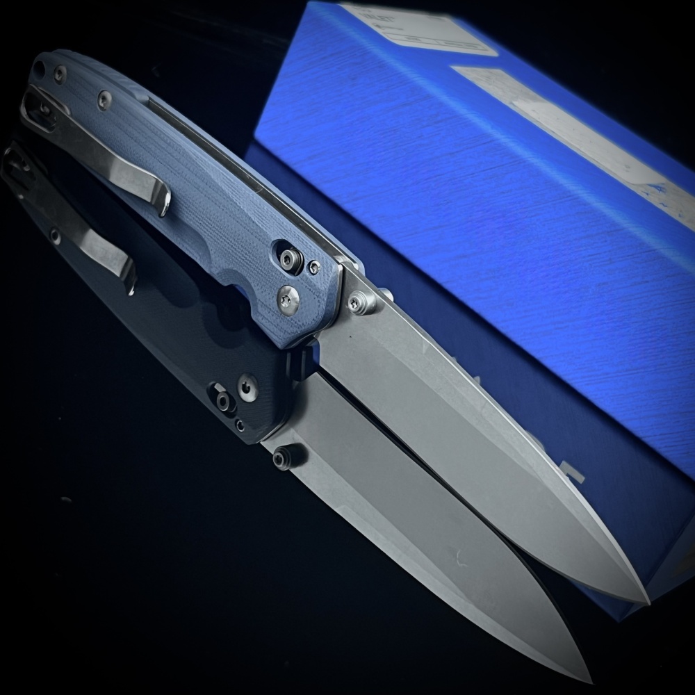 Outdoor Multi-Purpose Knife, Shaft Lock Folding Knife, G10 Fiberglass Handle, CNC Fine Sharpened Blade, BM485 High Quality, EDC Stainless Steel M390 Blade Camping Hunting Knife, Cost-effective Daily Folding Knife | Small and sharp, up to any challenge