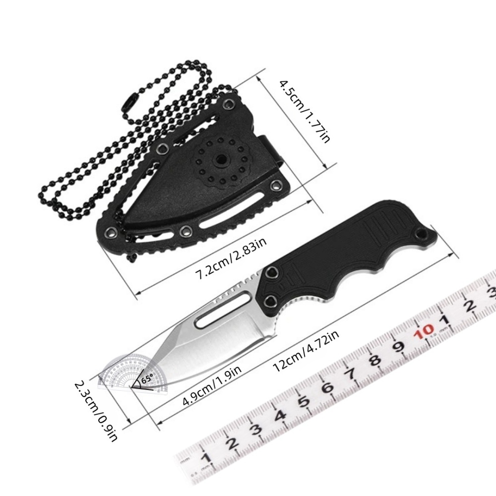 Outdoor Fixed Blade Straight Knife, SOG Sog Outdoor Knife, Wilderness Survival Gear Pocket Knife, Portable Mini Self-Defense Knife with K Sheath, Hunting Knife, Full Keel Survival Straight Knife, Jungle Straight Knife – forged for wilderness adventures
