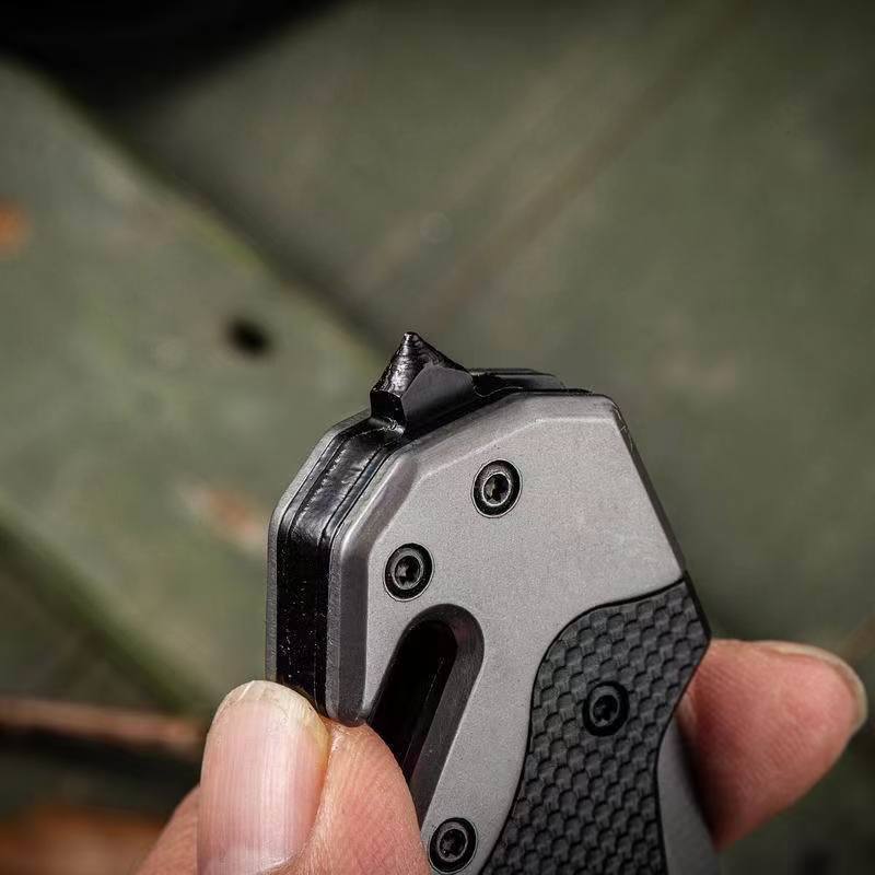 Outdoor Folding Knife, Compact and Durable Knife, One-Handed Quick Knife, EDC Multi-Tool Knife, 9 Inch Tactical Assist Folding Knife Rescue Camping Survival Knife – Camping, fishing, everyday all in one
