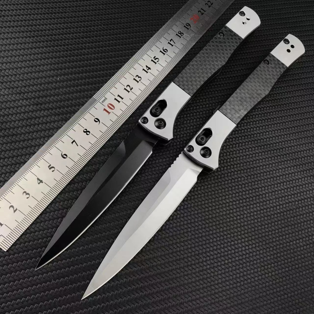High hardness 4170BM outdoor folding knife, S90V steel cutting material, aluminum and carbon fiber handle, sharp portable pocket knife, EDC pocket knife
