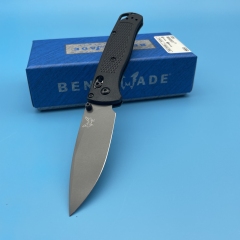 Gray blade with black handle