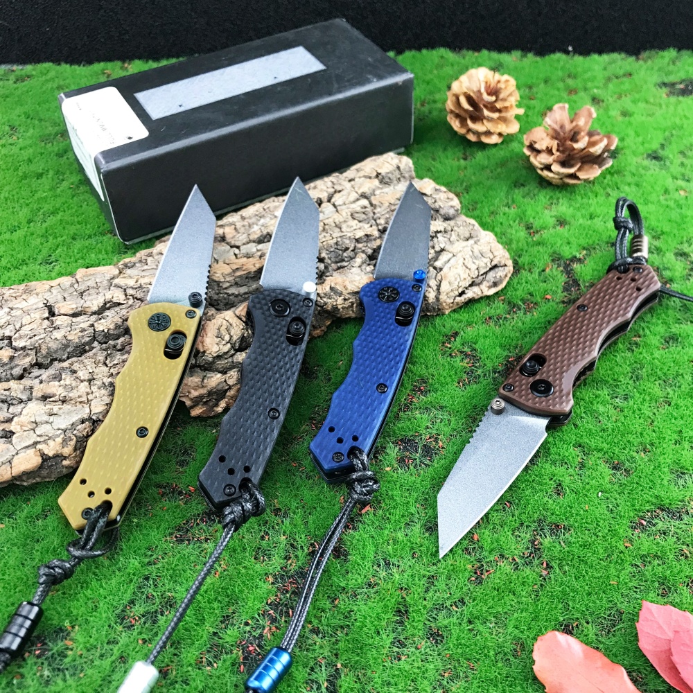 Outdoor folding knife, 290BK model, hunting knife, locking axle knife with 2.36" (about 6cm) M2 steel blade, portable thumb peg manual opening, camping pocket clip.With pocket clip, lanyard compatibility