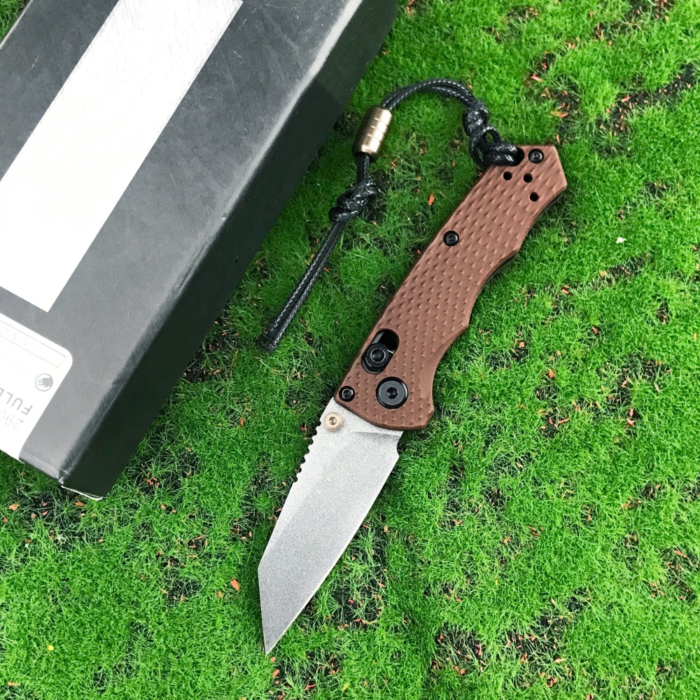 Outdoor folding knife, 290BK model, hunting knife, locking axle knife with 2.36" (about 6cm) M2 steel blade, portable thumb peg manual opening, camping pocket clip.With pocket clip, lanyard compatibility
