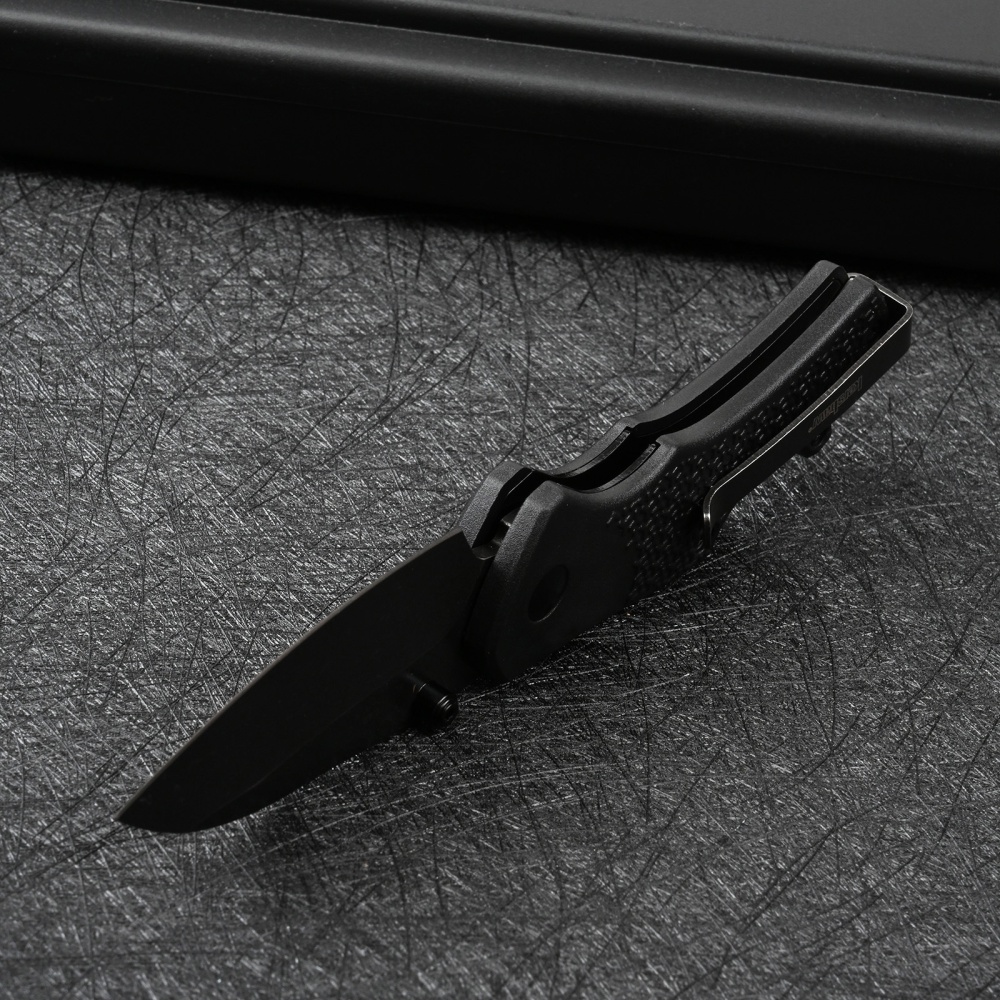 Survival self-defense folding knife, portable pocket knife for outdoor camping and exploration, multi-functional EDC knife with shaft lock mechanism, portable portable knife, durable folding knife, cutting tool, holiday gifts