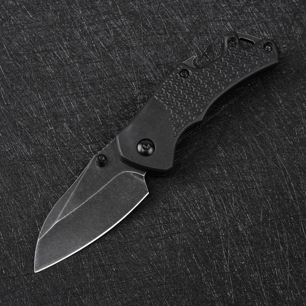 Survival self-defense folding knife, portable pocket knife for outdoor camping and exploration, multi-functional EDC knife with shaft lock mechanism, portable portable knife, durable folding knife, cutting tool, holiday gifts