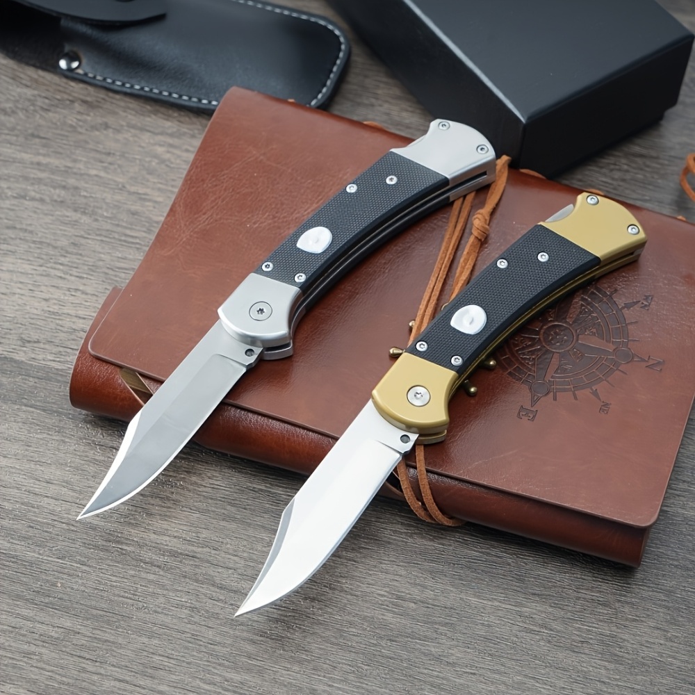 Outdoor life-saving equipment pocket folding knife, BU-CK112 folding knife, storage holster, EDC knife multi-function tool, tail lock design, safe use, knife fan collector
